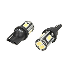 Bec incandescent LED light bulb LED 2pcs W5W 12V max. 2W light colour cool white max. 6000K socket type W2.1x9.5d no road approval for vehicles without CAN-Bus M-TECH TULB809W