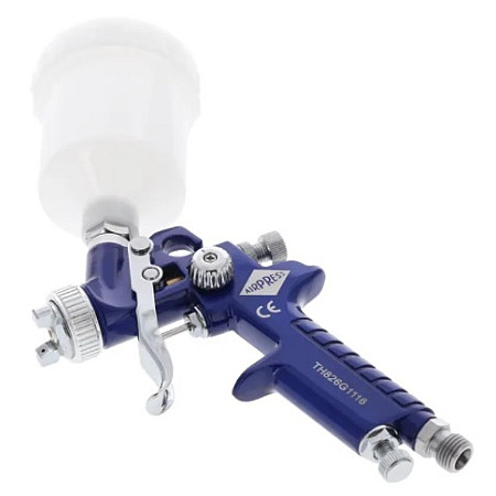 Pistoale pe aer si accesorii Pistol de vopsire pneumatic HVLP/presiune joasa marime duza: 1 AIRPRESS 45102-1.0
