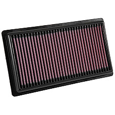 Panou de filtrare (cartus) Sports air filter - Panel Square dl.: 268mm szer.: 152mm wys.:29mm  FIAT 500 500X TIPO JEEP RENEGADE LEXUS ES NX II UX TOYOTA CAMRY C-HR COROLLA HIGHLANDER 1.0-Electric 09.11- K&amp;N FILTERS 33-3080
