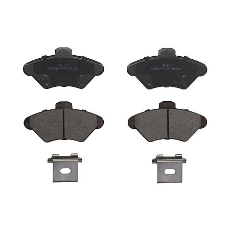 Set placute de frana Fata EN no ECE R90 certification FORD USA MUSTANG THUNDERBIRD 3.8/4.6/4.9 09.93-12.04 USA PMD600AT