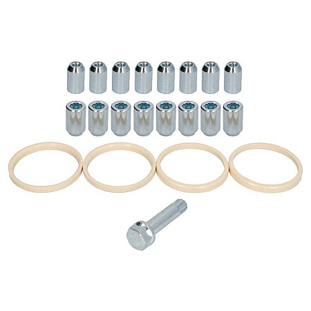 Trusa de montare a jantei de aliaj Fitting kit O 76x671 N STAR M12X15 + STAR TOOL K21 1 kit / 4 wheels - B/N qty 16 MAK MAK 8000000342