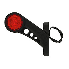 Lampa gabarit Outline marker lights L Red/White LED 12/24V WAS 895L W77.4STAR