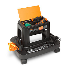 HANDY - Scaun de lucru pe rotile, cu compartimente pentru scule