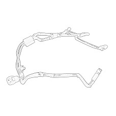 Conducta tubulara, Supapa-AGR Conducta de recirculare fumului evacuare DS DS 5 CITROEN C4 GRAND PICASSO I C4 GRAND PICASSO II C4 II C4 PICASSO I C4 PICASSO II C5 III C8 DS4 DS5 2.0D/2.0DH 03.06- OE PEUGEOT 1618JX