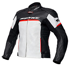 Jachete din piele Jackets sports SPYKE IMOLA EVO 2.0 colour neagra/red/white size 46 SPYKE 110363/10231/46