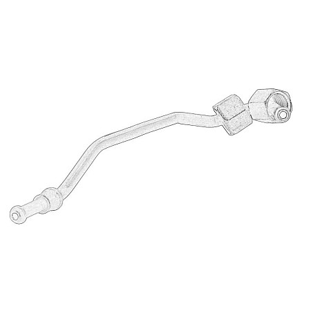 Conducta de inalta presiune, inst. de injectie CR system high pressure fuel hose rail/injector  MERCEDES VITO / MIXTO W639 VITO W639 2.2D 08.06- OE MERCEDES 646 070 02 33