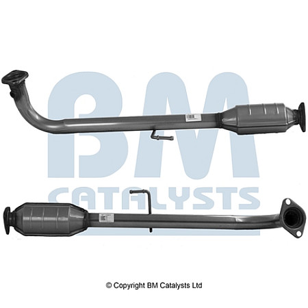 Catalizator EURO 4 HONDA CIVIC VI CIVIC VII 1.4/1.6 06.95-12.05 BM CATALYSTS BM91159H
