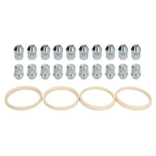 Trusa de montare a jantei de aliaj Fitting kit O 76x671 N M12x15 K19 CLOSED 1 kit / 4 wheels - B/N qty 20 MAK MAK 8000000723