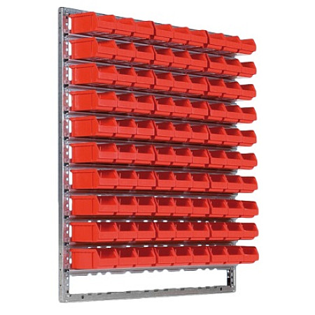 Rafturi de garaj Workshop rack wall Mod 1 with garage bins SLK dimensions HxW 1125 x 1055mm EVERT EV600729
