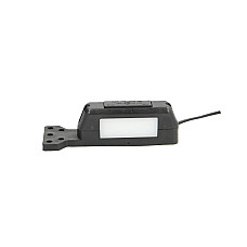Lampa gabarit Outline marker lights L red/white LED height 105mm width 28mm depth 34mm hang hose length 210 with hanger 12/24V with straight hanger WAS 1081L/II W140