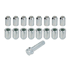 Trusa de montare a jantei de aliaj Fitting kit NUT-KIT N STAR M12x125 + STAR TOOL K19 1 kit / 4 wheels - B/N qty 16 MAK MAK 8050000250