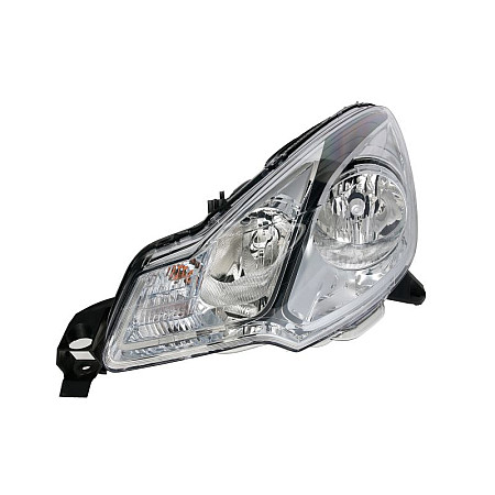 Far Lampa frontala Stanga H1/H7 electric cu motor culoare insert: negru CITROEN C3 I C3 II DS3 -12.16 VISTEON 20-201-01157