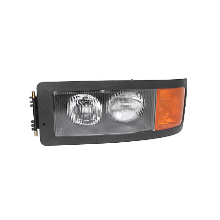 Far Headlamp L H1/H4/W5W manual insert colour: neagra indicator colour: orange MAN F2000 M 2000 M 01.94- TRUCKLIGHT HL-MA003L/H4