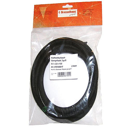 Tevi/furtunuri Opak. 1 2m Przewody paliwowe z oplotem tekstylnym Typ B / DIN 73379  w worku foliowym 75x25x125- rowniez do bioetanolu 10% DRESSELHAUS 4707/000/17 7.5X2.5X12.5