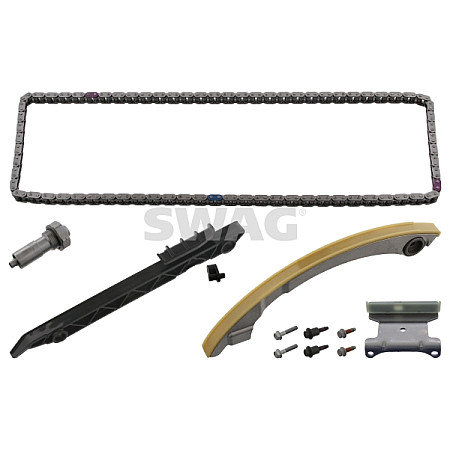 Chit lant de distributie Timing set chain + elements ALFA ROMEO 159 BRERA SPIDER FIAT CROMA OPEL ANTARA A ASTRA J GTC GT INSIGNIA A INSIGNIA A COUNTRY 1.9-2.4 06.05- SWAG SW40101763