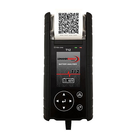 Tester,baterie Conductance battery tester 12V tested battery type: AGM Ca/Ca EFB GEL VRLA WET measuring norms: EN printer charging system test starter test LEMANIA ENERGY 0XLMT12