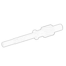 Ax de antrenare a vitezometrului unitate pinion contra vitezometrul Z = 13 Transporte T4 R T5 96 - VW OE VW 02G 409 197A