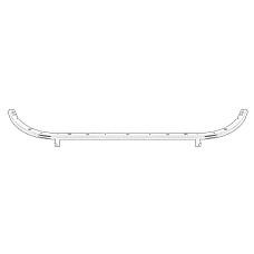 Suport,tampon Intaritura bara Fata inferior otel CITROEN JUMPER FIAT DUCATO PEUGEOT BOXER 2.0-3.0D 04.02- OE PEUGEOT 1611707180