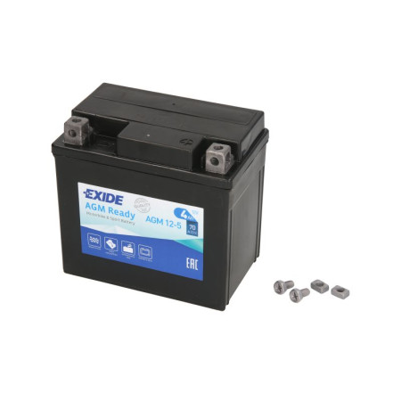 Acumulator Pornire SLA12-5 Exide Gel Baterie 12 V 4 Ah 113x70x105 70A EXIDE YTX5L-BS EXIDE READY