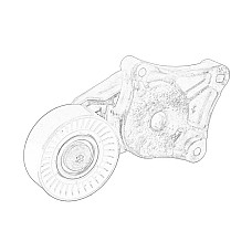 Rola intinzator,curea transmisie Multi-V belt tensioner FIAT 500X LINEA TIPO JEEP RENEGADE 1.6 10.11- OE FIAT 55274034