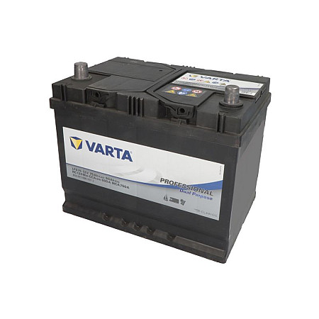Baterie de alimentare Acumulator VARTA 12V 75Ah/420A PROFESSIONAL DUAL PURPOSE L+ borna standard 260x175x225 B01 - flansa de montare 10.5 mm utilizare multipla VARTA VA812071000