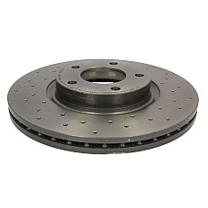 Disc frana Brake disc BREMBO Xtra 1pcs Drilled front  L/R outer diameter 300 mm thickness 25 mm MAZDA 3 5 1.6D-2.3 10.03- BREMBO 09.9468.2X
