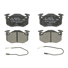 Set placute de frana Fata RENAULT RAPID/MINIVAN SUPER 5 TWINGO I 1.0-1.6D 10.84-06.07 BOSCH 0 986 466 346