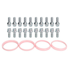 Trusa de montare a jantei de aliaj Fitting kit SX 76x666 B M12x15x27 K17 1 kit / 4 wheels - B/N qty 20 MAK MAK 8000000451