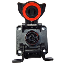 Dulie Priza plug-in ISOBUS IBBC ISO 11783-2 numar pini/mumar pini activi 9 12V negru JAEGER 151234EJ