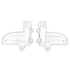 Suport, bara protectie Bumper holder set rear PEUGEOT 308 II 1.2-2.0D 09.13-06.21 OE PEUGEOT 7416H8