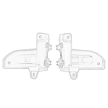 Suport, bara protectie Bumper holder set rear PEUGEOT 308 II 1.2-2.0D 09.13-06.21 OE PEUGEOT 7416H8