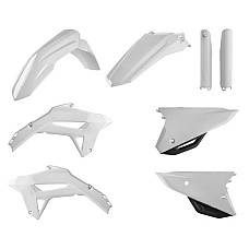 Kituri de plastic Off-road plastic accessories colour White HONDA CRF 450 2021-2021 CEMOTO 91196 CEM