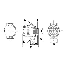 Alternator 14V 180A  LAND ROVER DISCOVERY IV DISCOVERY V RANGE ROVER IV RANGE ROVER SPORT II 3.0-5.0 09.09- HC-CARGO CAR116639