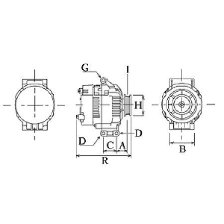 Alternator 14V 180A  LAND ROVER DISCOVERY IV DISCOVERY V RANGE ROVER IV RANGE ROVER SPORT II 3.0-5.0 09.09- HC-CARGO CAR116639