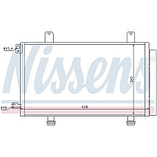 Condensator, climatizare Nissens radiator Klim. cu uscator SUZUKI SX-4 06 - NISSENS NIS 94979