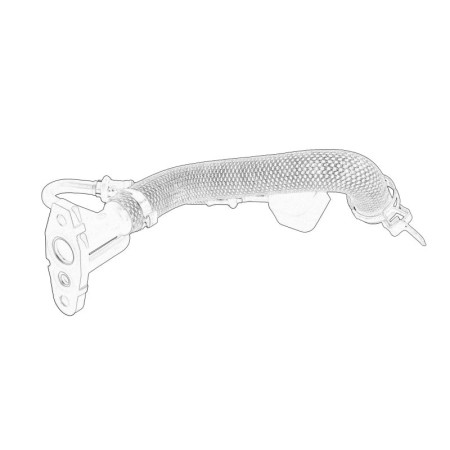 Conducta incarcare ulei turbo cu garnitura intoarcere NISSAN NV400 OPEL MOVANO B RENAULT ALASKAN MASTER III 2.3D 02.10- OE RENAULT 15 19 256 39R