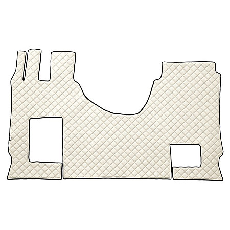 Covor compartiment picioare F-CORE pe intregul etaj scaun pasager convertibil cantitate in set 3 szt. material - piele matlasata eko culoare - sampanie cabina lata 250 cm MERCEDES ACTROS MP4 / MP5 07.11- F-CORE F-CORE FL43 CHAMP