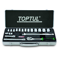 Set chei tubulare TOPTUL Combination Set scule 3.8 nr de piese: 18 buc TOPTUL GCAD1805