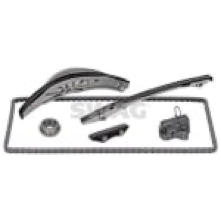 Chit lant de distributie Timing set chain + elements  FORD PUMA 1.5 11.20- SWAG SW33109486