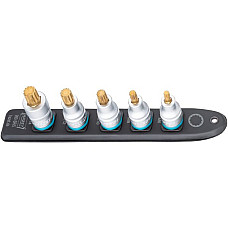 &quot;Set chei tubulare Sockets set 5 pcs socket / drive: 1/2&quot;&quot; short profile: SPLINE / XZN spline / XZN size: M10 M12 M14 M6 M8 packaging: bar&quot; HAZET HAZ 990-SR/5