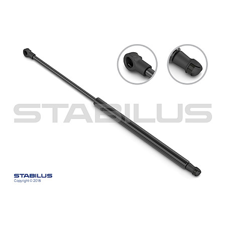 Amortizor capota Arcul cu gaz capota motor Dreapta/Stanga lungime maxima: 372mm sUV:102mm NISSAN MURANO I SUV 08.03-09.08 STABILUS STA3346XZ