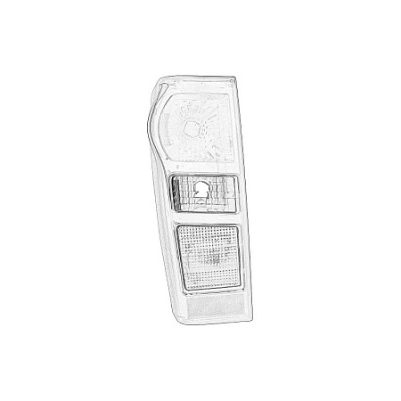 Stop spate Rear lamp L 12V with indicator reversing light with stop light parking light reflector  ISUZU D-MAX II 06.12-12.22 OE ISUZU ISU8981317050