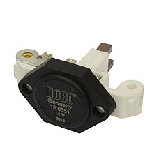 Regulator, alternator Regulator de voltaj 14V MERCEDES 124 A124 124 C124 124 T-MODEL S124 124 W124 190 W201 C CL203 C T-MODEL S202 C T-MODEL S203 C W202 C W203 1.4-6.0 07.82- HUCO HUCO130551