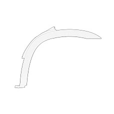 Aripa interioara Trusa de reparatie de aparare Dreapta suprapunere din plastic IVECO OE IVECO 5801863943