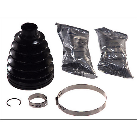 Ansamblu burduf, articulatie planetara Burduf cauciuc cap planetara exterior fi: 24/81 lungime105 set DACIA LOGAN LOGAN EXPRESS LOGAN MCV SANDERO LADA LARGUS RENAULT CLIO II CLIO III 1.2-2.0 09.98- SPIDAN 0.024611