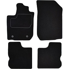 Covoras podea textil Floor mats Velours 4 pcs front/rear set colour neagra DACIA LOGAN II 10.12- Saloon MAMMOOTH MMT A041 DAC35 PRM 01