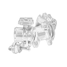 Carcasa clapeta strangulator CITROEN C4 II PEUGEOT 3008 5008 508 I 2.0D 06.09- OE FIAT 9655233680