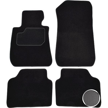 Covoras podea textil Floor mats Velours 4 pcs front/rear set colour grey BMW 3 E90 3 E91 3 E92 12.04-12.13 Saloon MAMMOOTH MMT A041 BM90 PRM 02