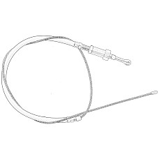 Cablu, frana de parcare Handbrake cable middle 1460mm/525mm  FIAT DUCATO 2.3D 07.06- OE FIAT 1362820080