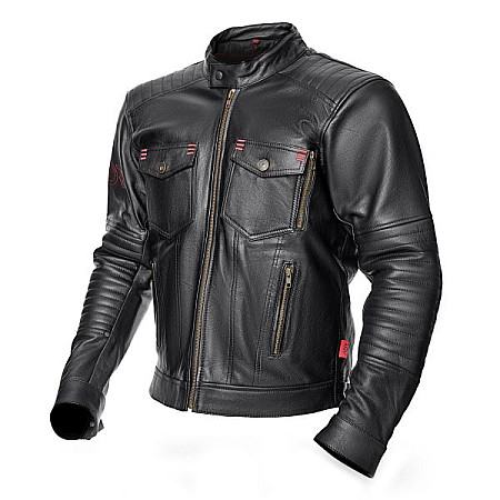 Jachete din piele Jackets touring ADRENALINE BOSTON PPE colour neagra size L ADRENALINE ADR0302/20/10/L